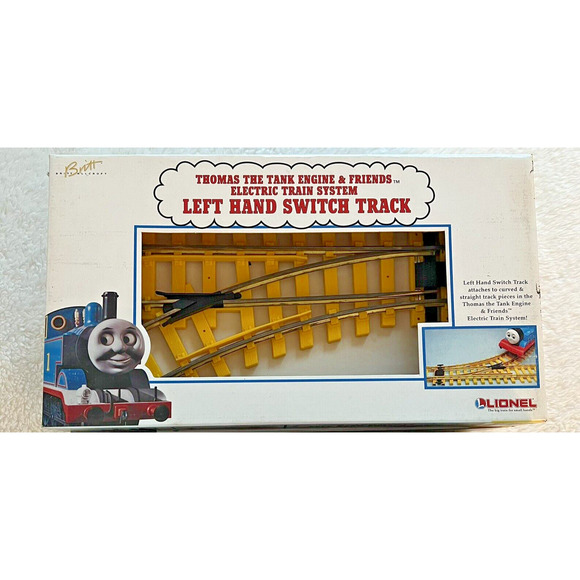 Lionel Thomas The Tank Engine Electric Train System LEFT Hand Switch Track New - Picture 1 of 4